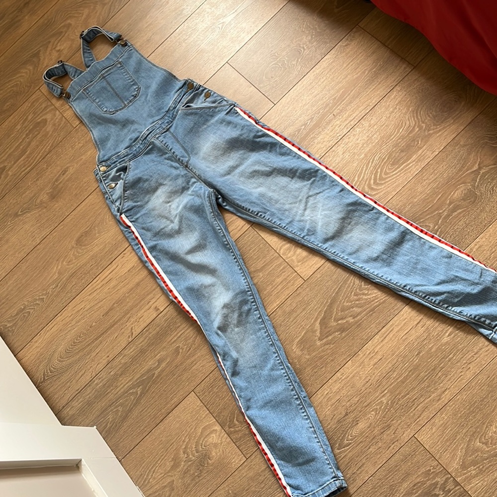 M&S Kids denim overalls 13-14